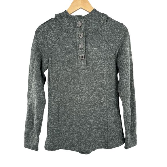 Columbia Womens Small Pullover 1/4 Button‎ Sweatshirt Hoodie Darling Days Henley - Picture 1 of 10
